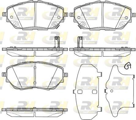 Roadhouse 21786.02 - Гальмівні колодки, дискові гальма autozip.com.ua