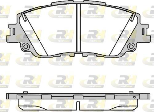 Roadhouse 21787.00 - Гальмівні колодки, дискові гальма autozip.com.ua