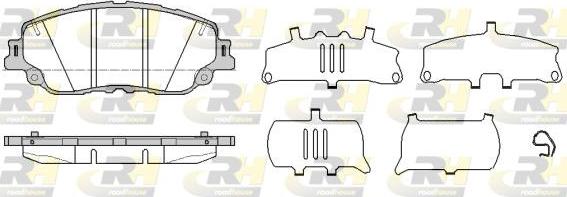 Roadhouse 21787.10 - Гальмівні колодки, дискові гальма autozip.com.ua