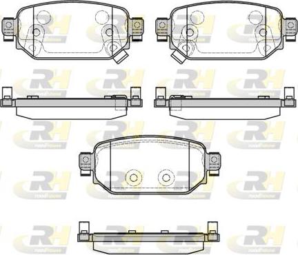 Roadhouse 21731.02 - Гальмівні колодки, дискові гальма autozip.com.ua