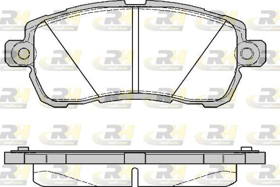 Roadhouse 21728.00 - Гальмівні колодки, дискові гальма autozip.com.ua