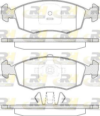 Roadhouse 2172.35 - Гальмівні колодки, дискові гальма autozip.com.ua