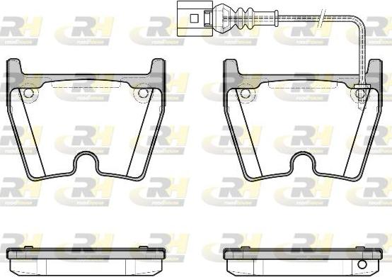 Roadhouse 2896.11 - Гальмівні колодки, дискові гальма autozip.com.ua