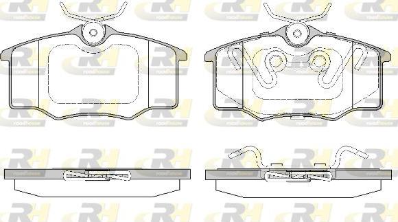 Roadhouse 2846.20 - Гальмівні колодки, дискові гальма autozip.com.ua