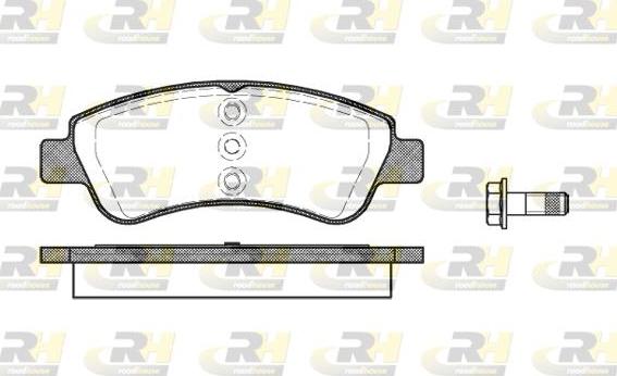 Roadhouse 2840.20 - Гальмівні колодки, дискові гальма autozip.com.ua