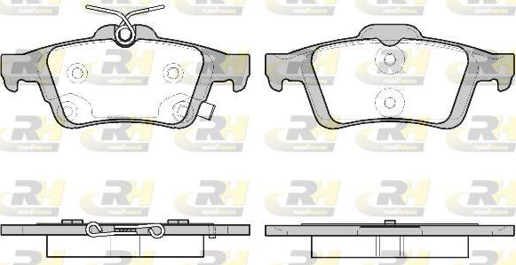 Roadhouse 2842.11 - Гальмівні колодки, дискові гальма autozip.com.ua