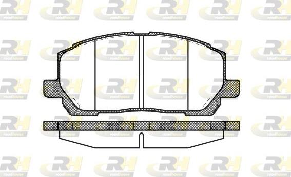 Roadhouse 2855.00 - Гальмівні колодки, дискові гальма autozip.com.ua