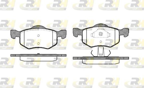 Roadhouse 2802.00 - Гальмівні колодки, дискові гальма autozip.com.ua