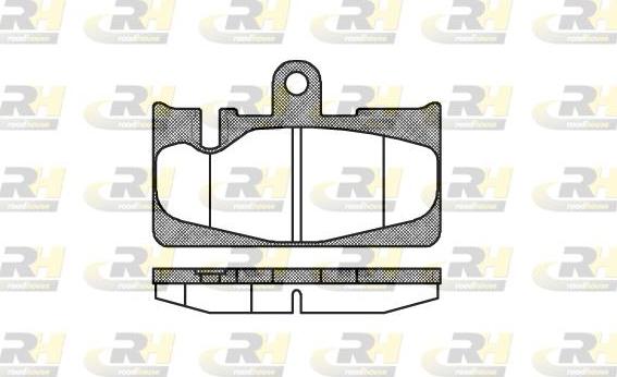 Roadhouse 2889.00 - Гальмівні колодки, дискові гальма autozip.com.ua