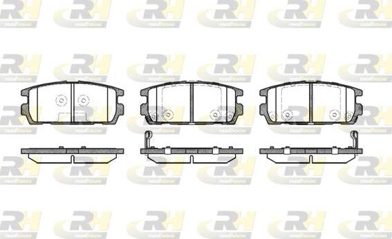 Roadhouse 2877.02 - Гальмівні колодки, дискові гальма autozip.com.ua