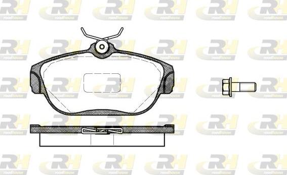 Roadhouse 2368.00 - Гальмівні колодки, дискові гальма autozip.com.ua