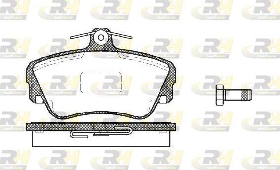 Roadhouse 2309.10 - Гальмівні колодки, дискові гальма autozip.com.ua