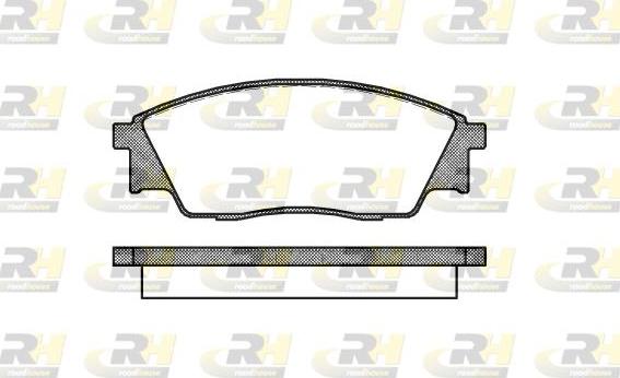 Roadhouse 2307.00 - Гальмівні колодки, дискові гальма autozip.com.ua