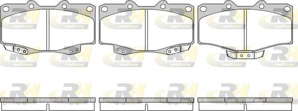 Roadhouse 2315.14 - Гальмівні колодки, дискові гальма autozip.com.ua