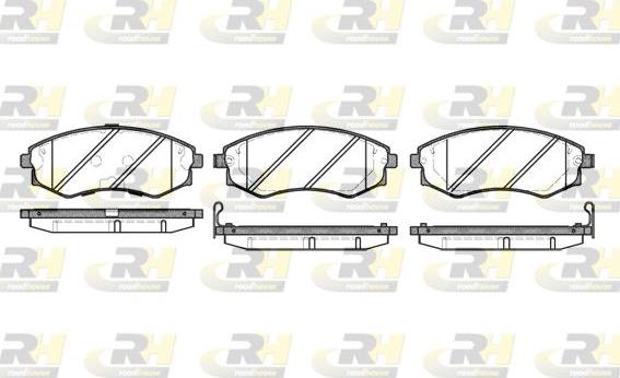 Roadhouse 2318.42 - Гальмівні колодки, дискові гальма autozip.com.ua