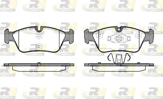 Roadhouse 2384.60 - Гальмівні колодки, дискові гальма autozip.com.ua