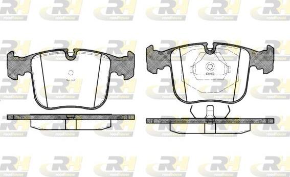 Roadhouse 2380.00 - Гальмівні колодки, дискові гальма autozip.com.ua