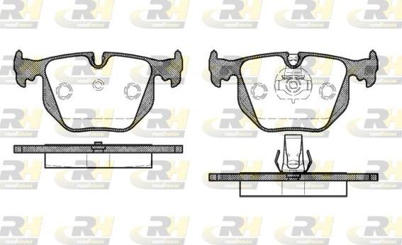 Roadhouse 2381.30 - Гальмівні колодки, дискові гальма autozip.com.ua