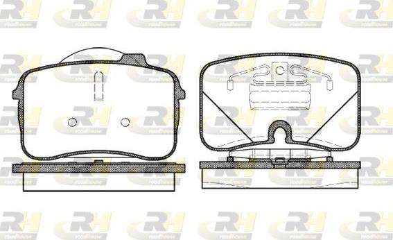 Roadhouse 2328.00 - Гальмівні колодки, дискові гальма autozip.com.ua