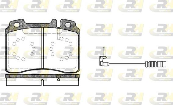 Roadhouse 2379.12 - Гальмівні колодки, дискові гальма autozip.com.ua