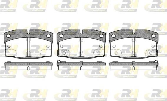 Roadhouse 2298.02 - Гальмівні колодки, дискові гальма autozip.com.ua