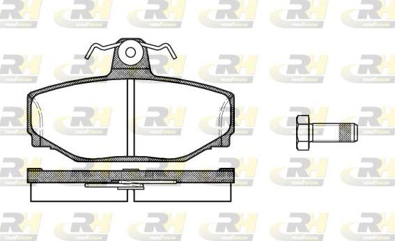 Roadhouse 2297.00 - Гальмівні колодки, дискові гальма autozip.com.ua