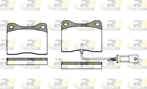 Roadhouse 2249.02 - Гальмівні колодки, дискові гальма autozip.com.ua