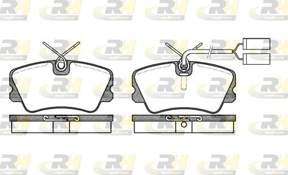 Roadhouse 2259.02 - Гальмівні колодки, дискові гальма autozip.com.ua