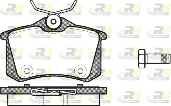 Roadhouse 2263.14 - Гальмівні колодки, дискові гальма autozip.com.ua