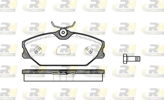 Roadhouse 2208.00 - Гальмівні колодки, дискові гальма autozip.com.ua