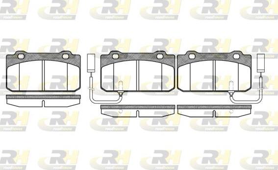 Roadhouse 2210.12 - Гальмівні колодки, дискові гальма autozip.com.ua