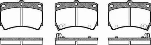 Alpha Brakes HKP-MZ-036 - Гальмівні колодки, дискові гальма autozip.com.ua