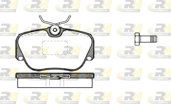 Roadhouse 2284.00 - Гальмівні колодки, дискові гальма autozip.com.ua