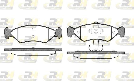 Roadhouse 2285.30 - Гальмівні колодки, дискові гальма autozip.com.ua