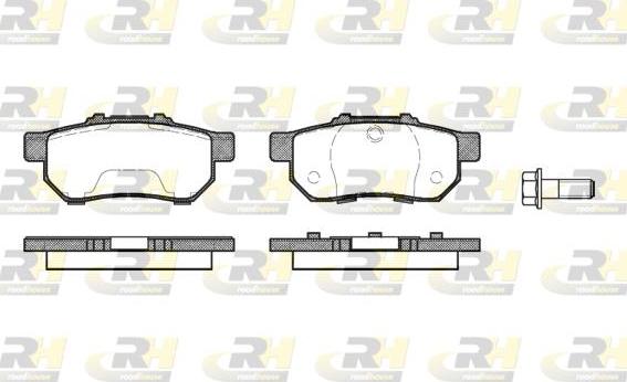 Roadhouse 2233.20 - Гальмівні колодки, дискові гальма autozip.com.ua