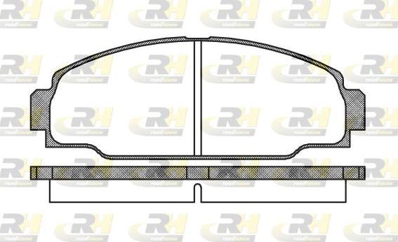 Roadhouse 2274.00 - Гальмівні колодки, дискові гальма autozip.com.ua