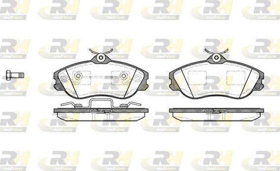 Roadhouse 2276.20 - Гальмівні колодки, дискові гальма autozip.com.ua