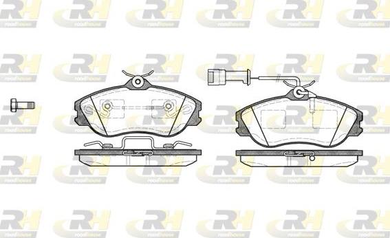 Roadhouse 2276.22 - Гальмівні колодки, дискові гальма autozip.com.ua