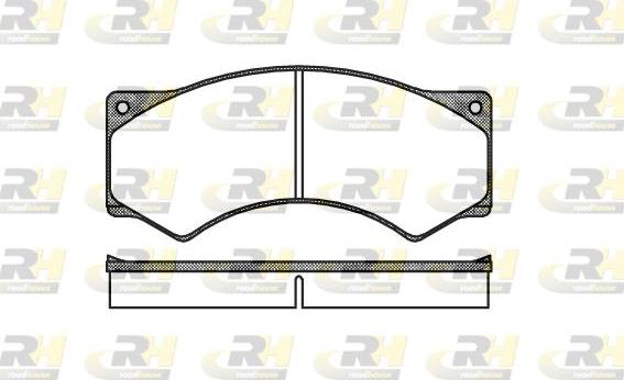 Roadhouse 2277.00 - Гальмівні колодки, дискові гальма autozip.com.ua