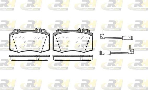 Roadhouse 2769.02 - Гальмівні колодки, дискові гальма autozip.com.ua