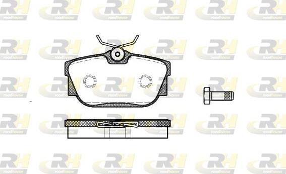 Roadhouse 2767.00 - Гальмівні колодки, дискові гальма autozip.com.ua