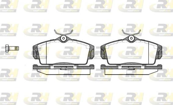 Roadhouse 2704.00 - Гальмівні колодки, дискові гальма autozip.com.ua