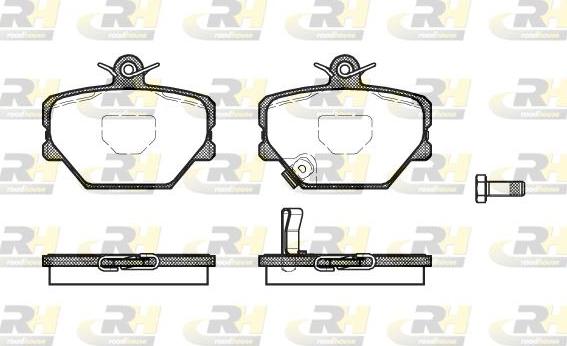 Roadhouse 2705.02 - Гальмівні колодки, дискові гальма autozip.com.ua