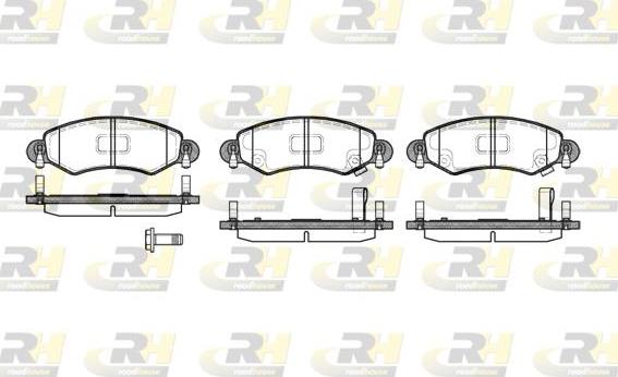 Roadhouse 2702.12 - Гальмівні колодки, дискові гальма autozip.com.ua