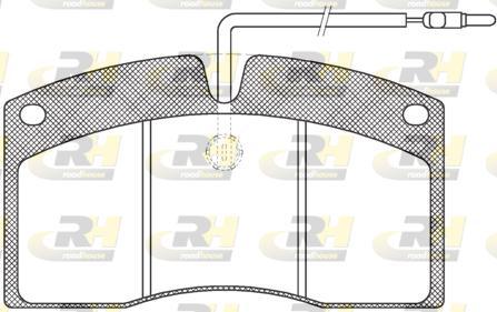 Roadhouse JSX 2505.40 - Гальмівні колодки, дискові гальма autozip.com.ua