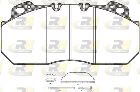 Roadhouse JSX 2622.30 - Гальмівні колодки, дискові гальма autozip.com.ua