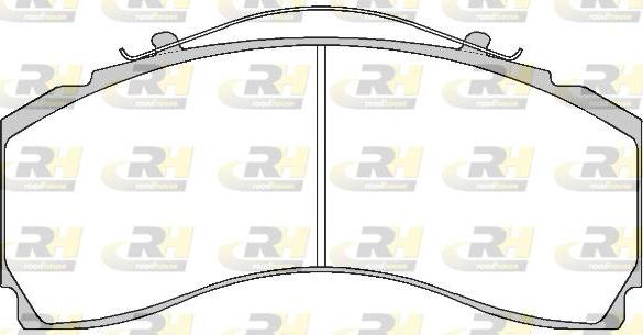 Roadhouse JSX 21480.00 - Гальмівні колодки, дискові гальма autozip.com.ua