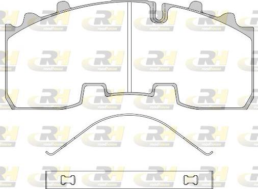 Roadhouse JSX 21556.00 - Гальмівні колодки, дискові гальма autozip.com.ua