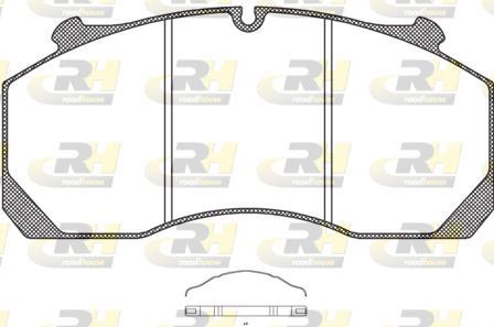 Roadhouse JSX 21157.00 - Гальмівні колодки, дискові гальма autozip.com.ua