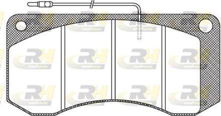 Roadhouse JSX 2258.40 - Гальмівні колодки, дискові гальма autozip.com.ua